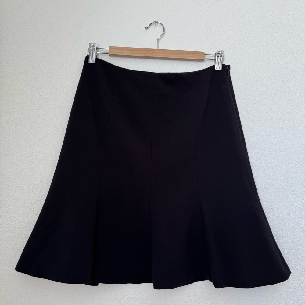 White House Black Market Black A-Line Mini Skirt - Picture 3 of 14